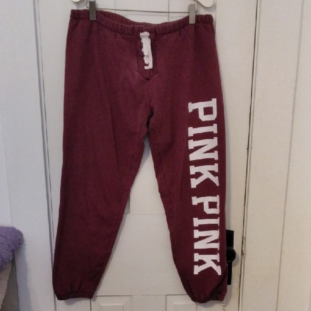 Victoria's Secret Maroon Kids Joggers